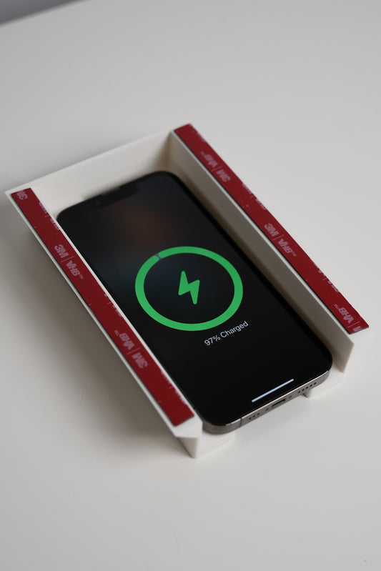 Under desk phone mount