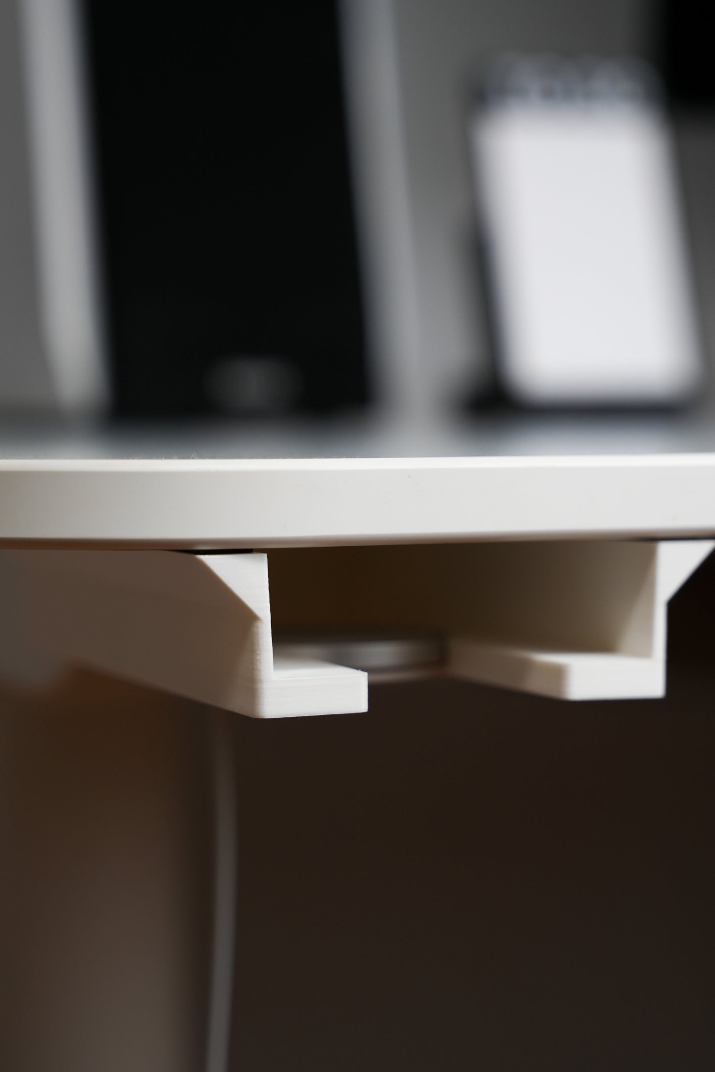 Under desk phone mount