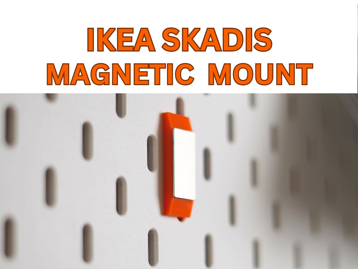 Ikea Skadis Magnetic Mount