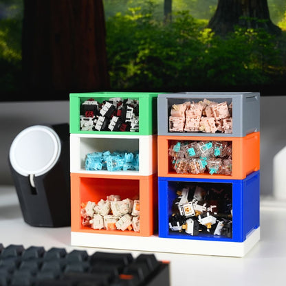 Magnetic Stackable Storage Bins