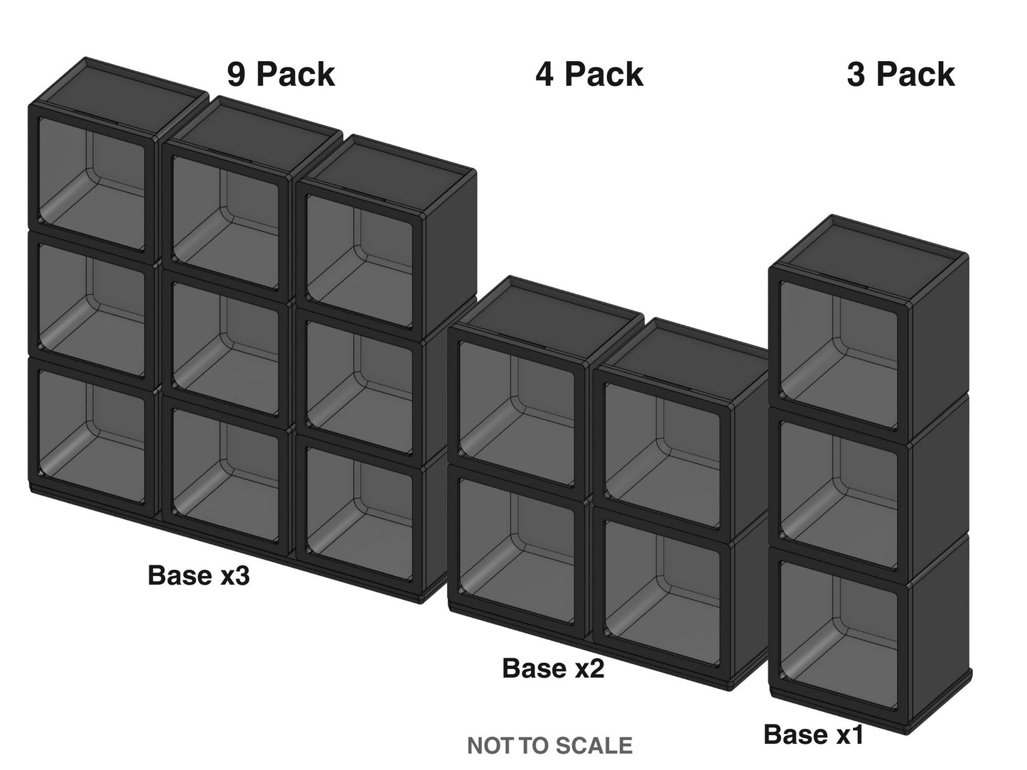 Stackable Switch Storage Boxes