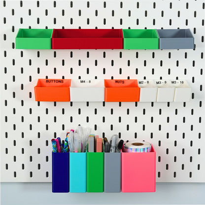 Mini Bins for Ikea Skadis Pegboard