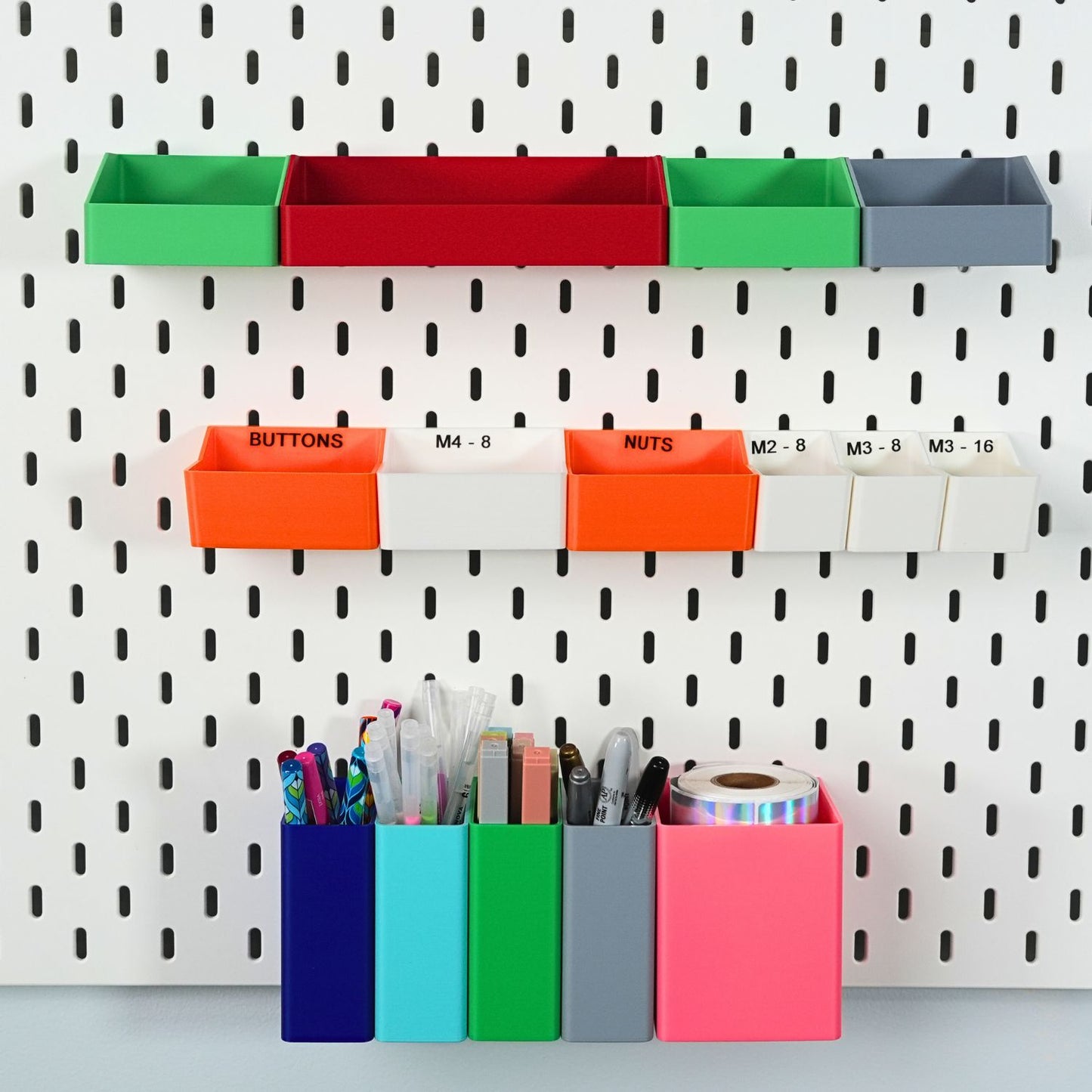 Tall Bins for Ikea Skadis