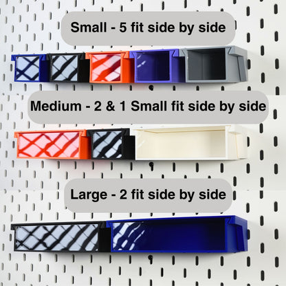 Clear Drawers for Ikea Skadis
