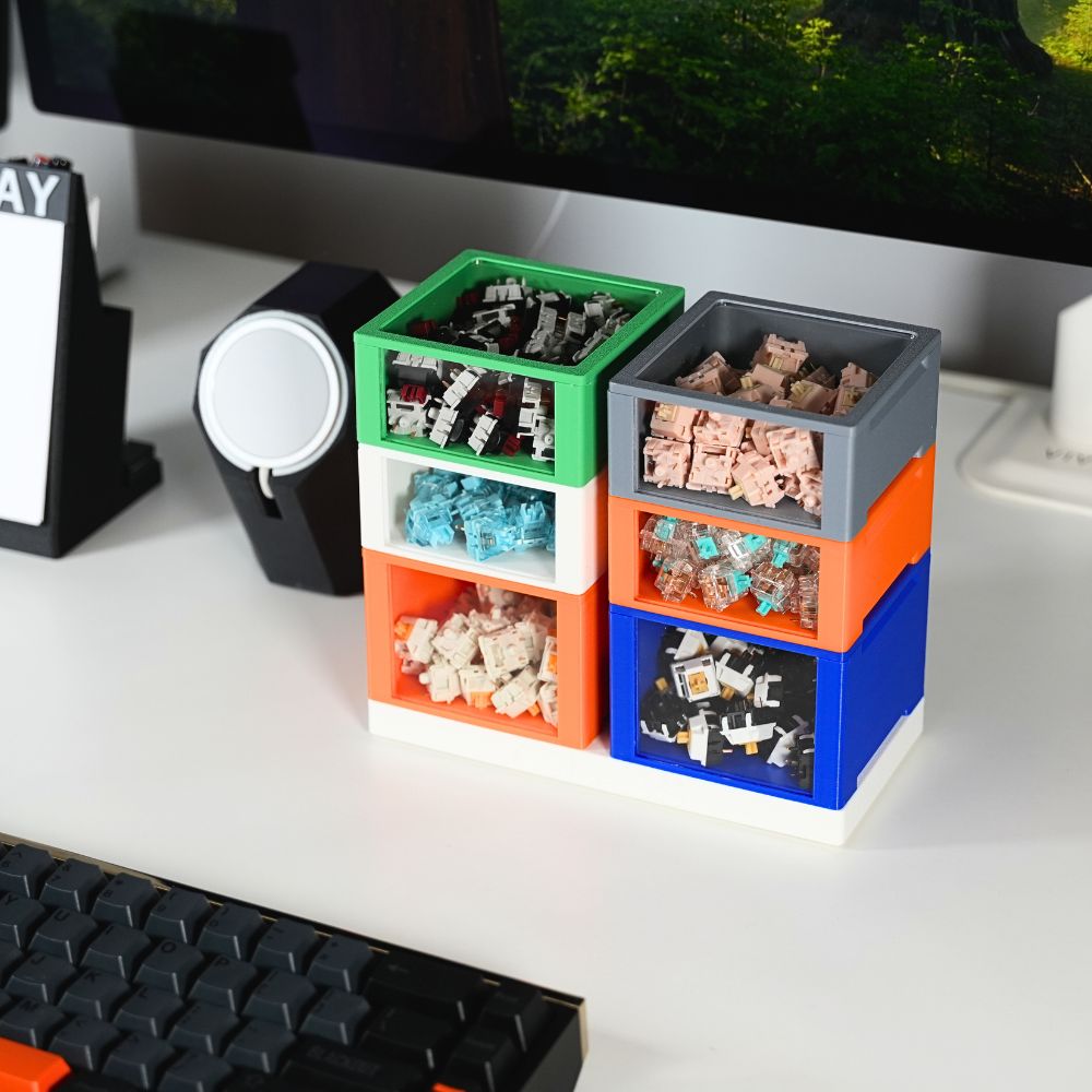Magnetic Stackable Storage Bins