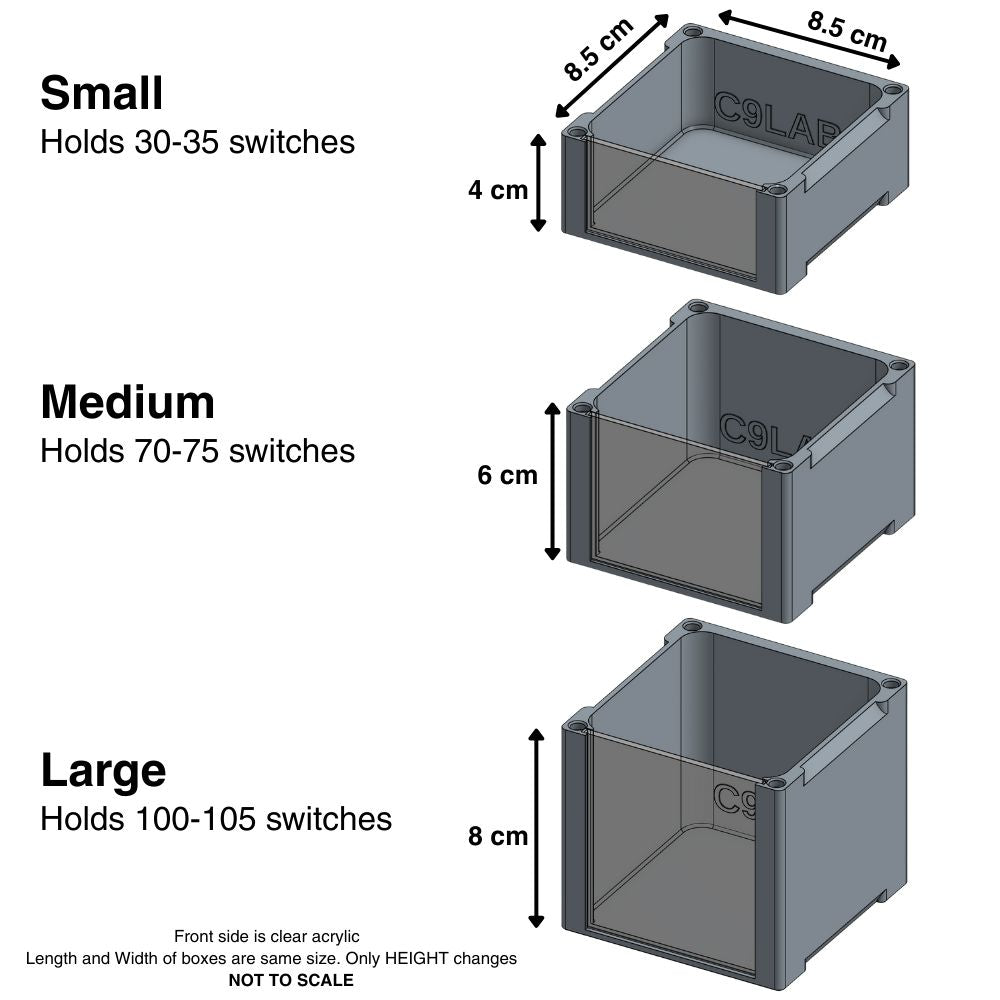 Magnetic Stackable Storage Bins