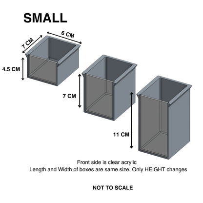 Clear Drawers for Ikea Skadis