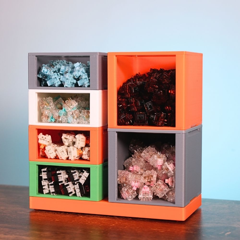 Magnetic Stackable Storage Bins