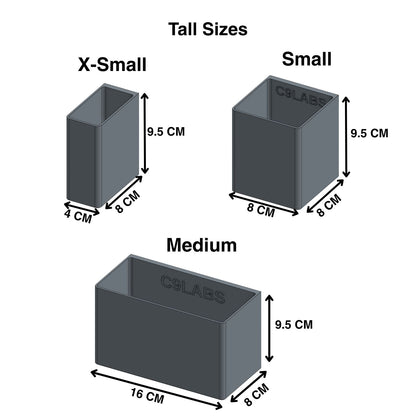 Tall Bins for Ikea Skadis
