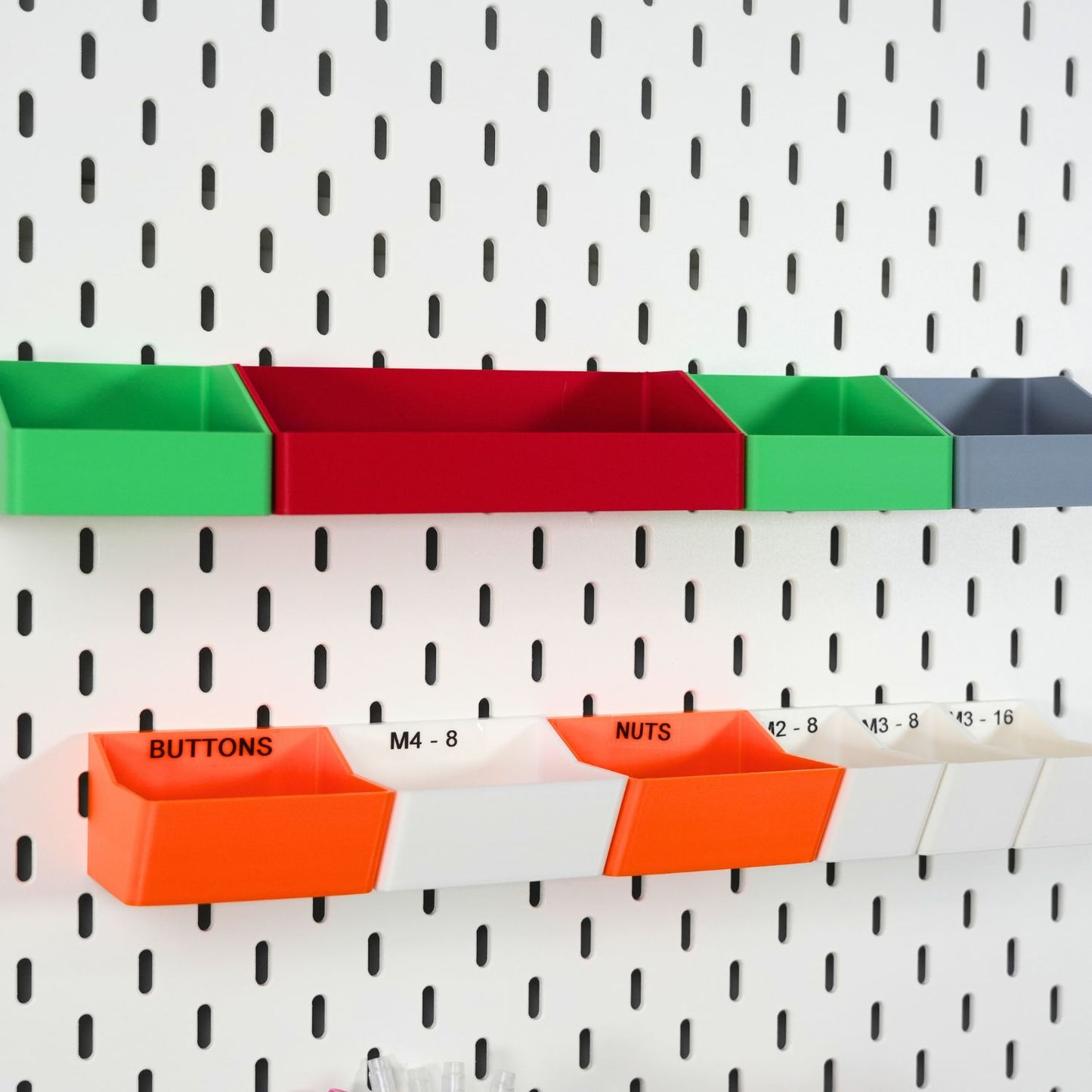 Mini Bins for Ikea Skadis Pegboard