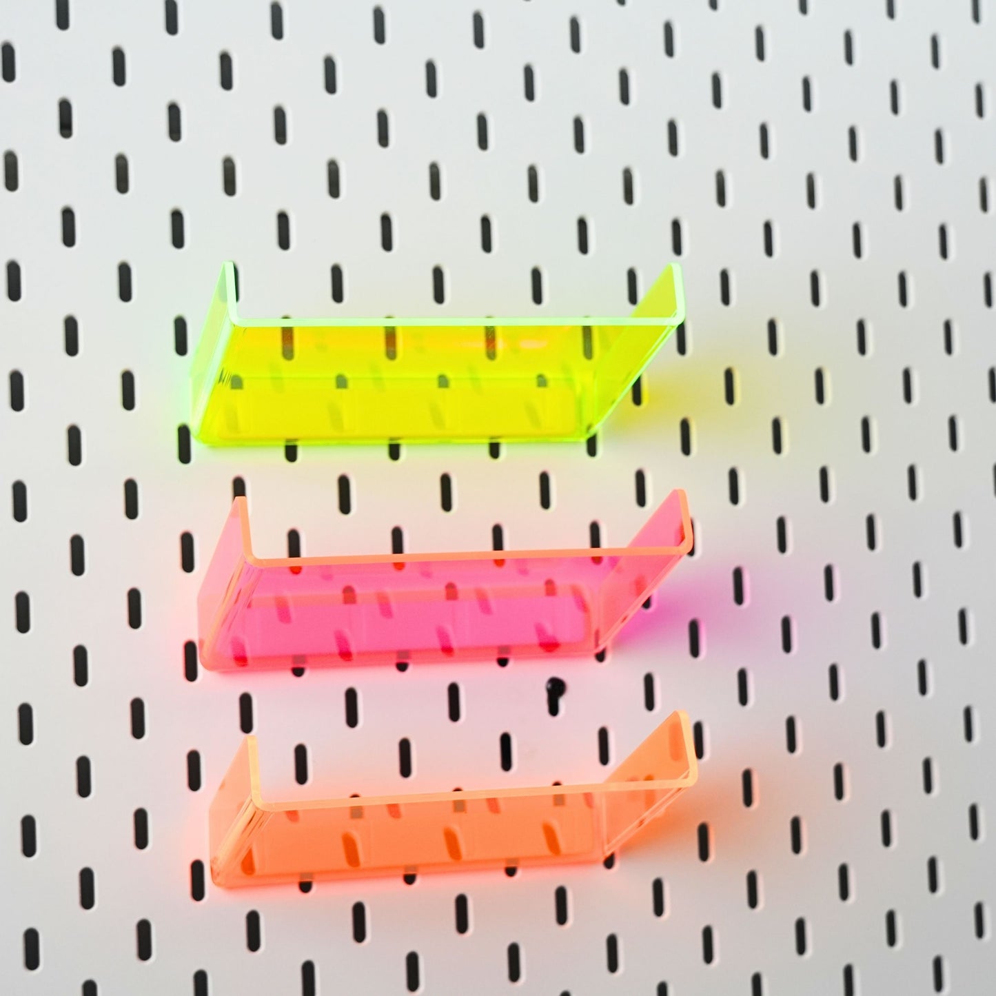 Ikea Skadis Shelves Tilted