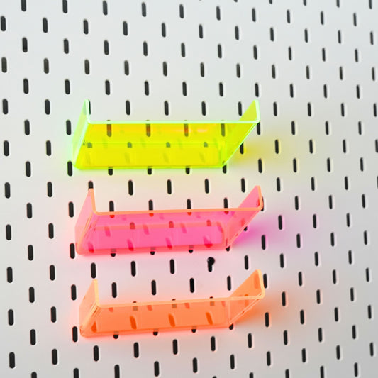 Ikea Skadis Shelves Tilted