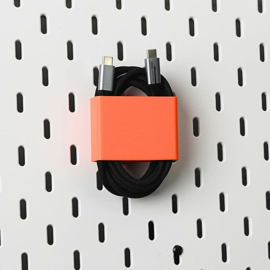 Cable Ties with Magnetic Mount for Ikea Skadis