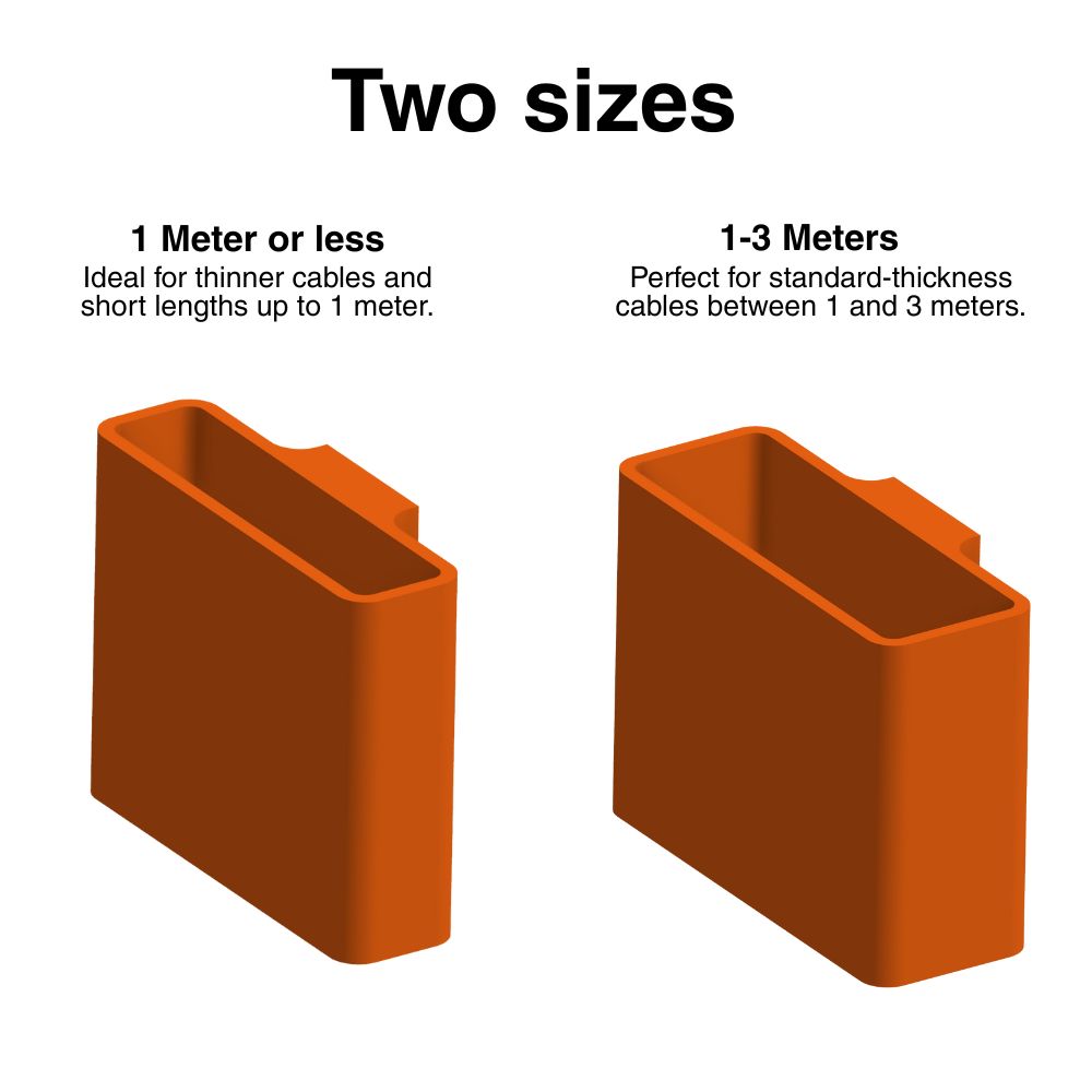 Cable Ties with Magnetic Mount for Ikea Skadis