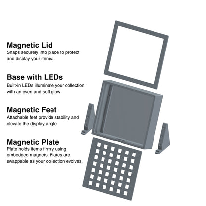 Artisan Keycap Box Large with Built-in Lights