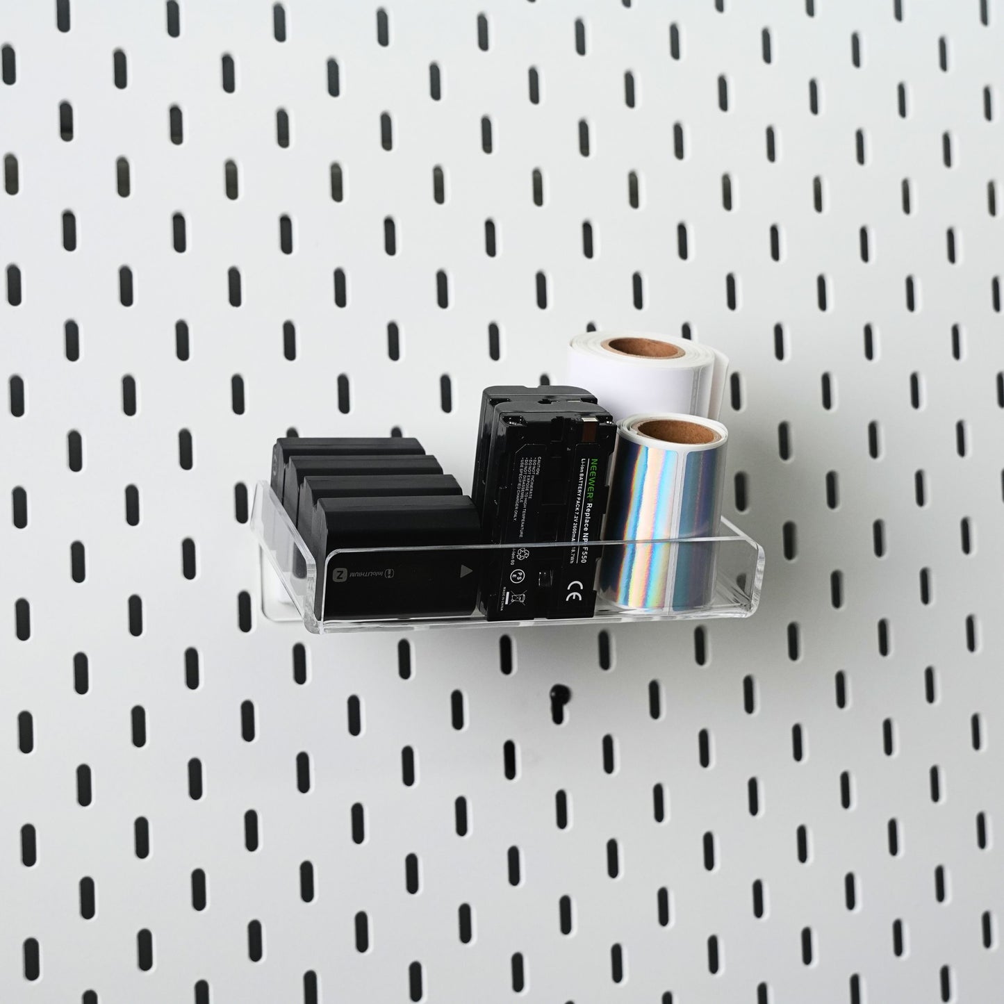 Ikea Skadis Shelves Tilted